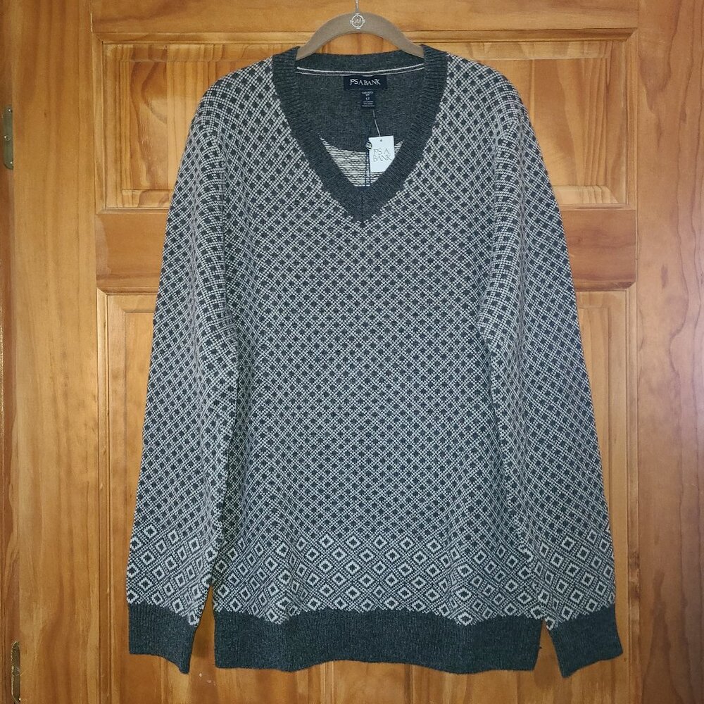 Jos. A. Bank Tailored Fit V-Neck Sweater